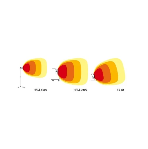 Master HALL 3000 – Lampada riscaldante elettrica a infrarossi - 3 kw