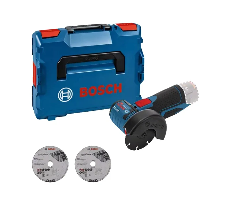 Bosch GWS 12V-76 - Mini smerigliatrice angolare a batteria 12V - 2 x 3Ah
