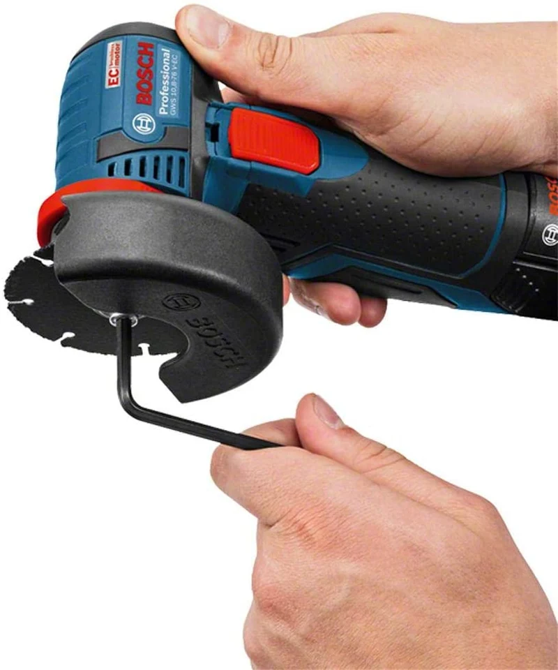 Bosch GWS 12V-76 - Mini smerigliatrice angolare a batteria 12V - 2 x 3Ah