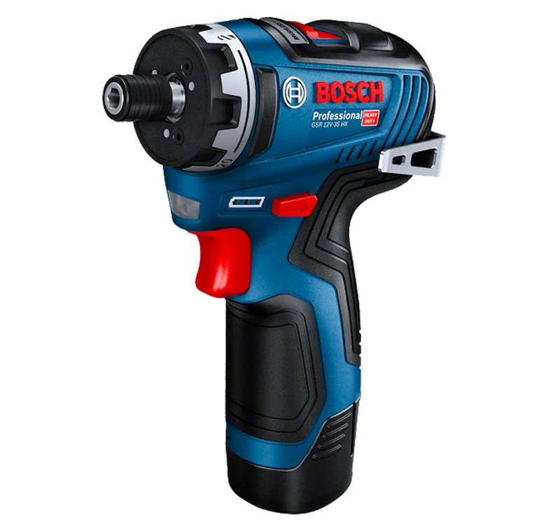 Bosch GSR 12V-35 HX Professional - Avvitatore a batteria con 2 batterie da 3,0 Ah