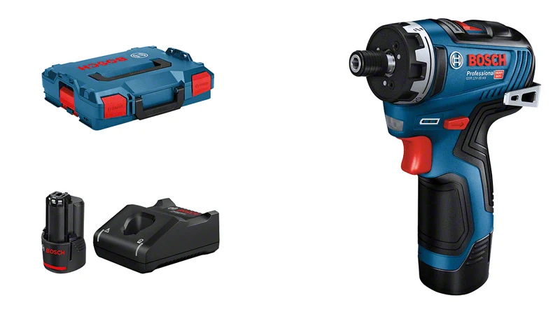 Bosch GSR 12V-35 HX Professional - Avvitatore a batteria con 2 batterie da 3,0 Ah