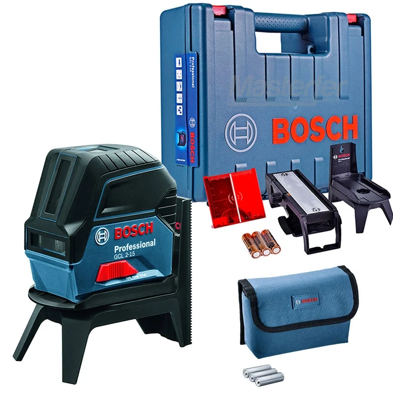 Bosch GCL 2-15 - Livella laser a croce professionale 15MT