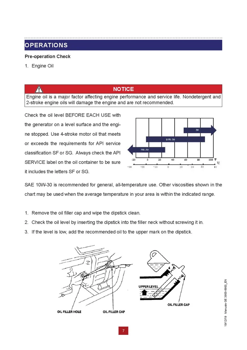 Generatore di corrente 6Kw 220V 4 tempi a benzina monofase MOSA GE6900
