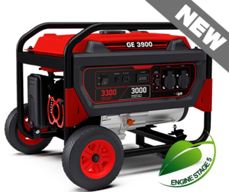 Generatore di corrente 3Kw 4 tempi a benzina 7.5Hp monofase AVR Mosa ge3900