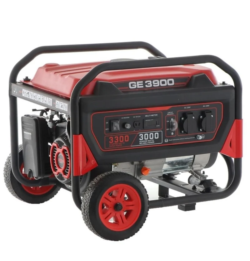 Generatore di corrente 3Kw 4 tempi a benzina 7.5Hp monofase AVR Mosa ge3900