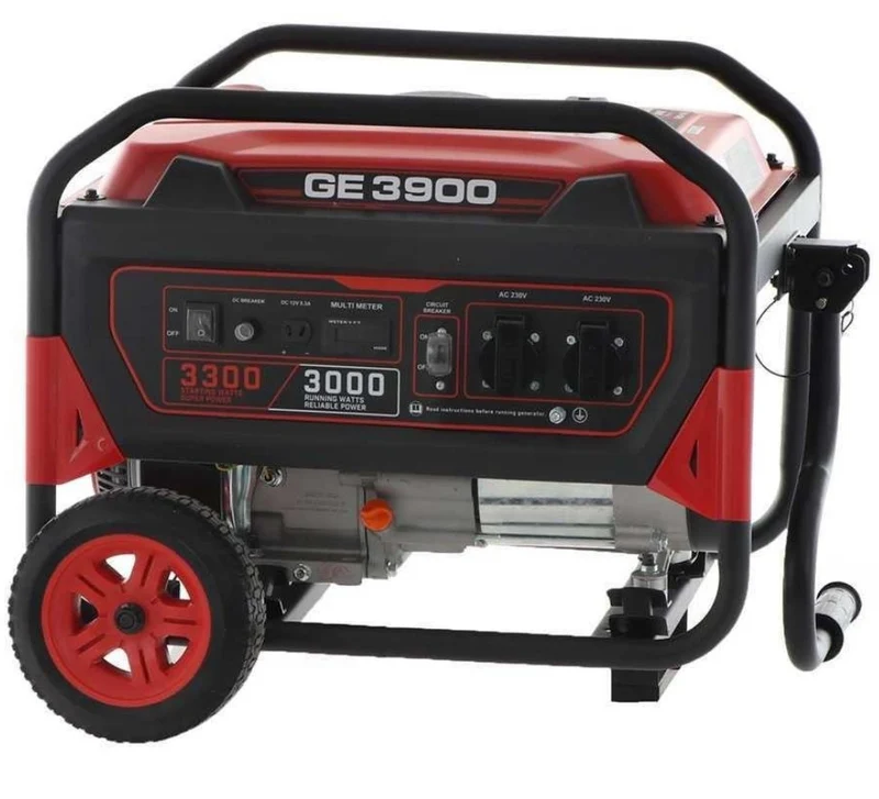 Generatore di corrente 3Kw 4 tempi a benzina 7.5Hp monofase AVR Mosa ge3900