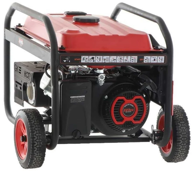 Generatore di corrente 3Kw 4 tempi a benzina 7.5Hp monofase AVR Mosa ge3900