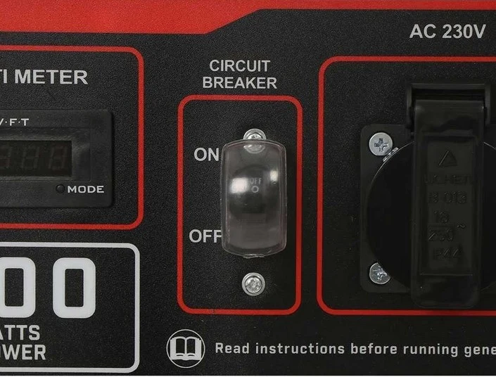 Generatore di corrente 3Kw 4 tempi a benzina 7.5Hp monofase AVR Mosa ge3900