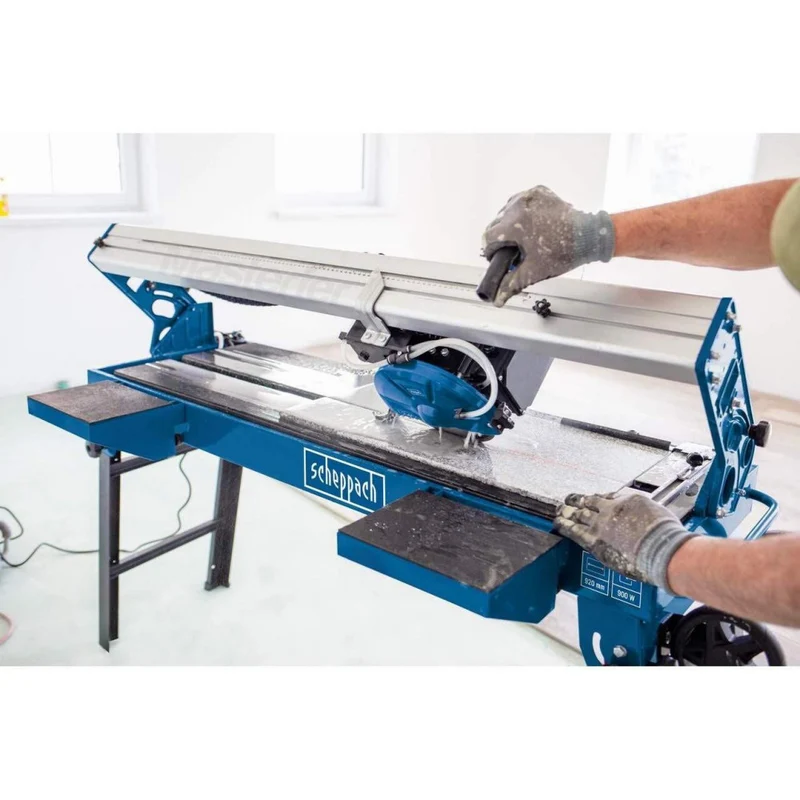 Scheppach FS3600 - Tagliapiastrelle elettrico ad acqua con banco - taglio 92 cm