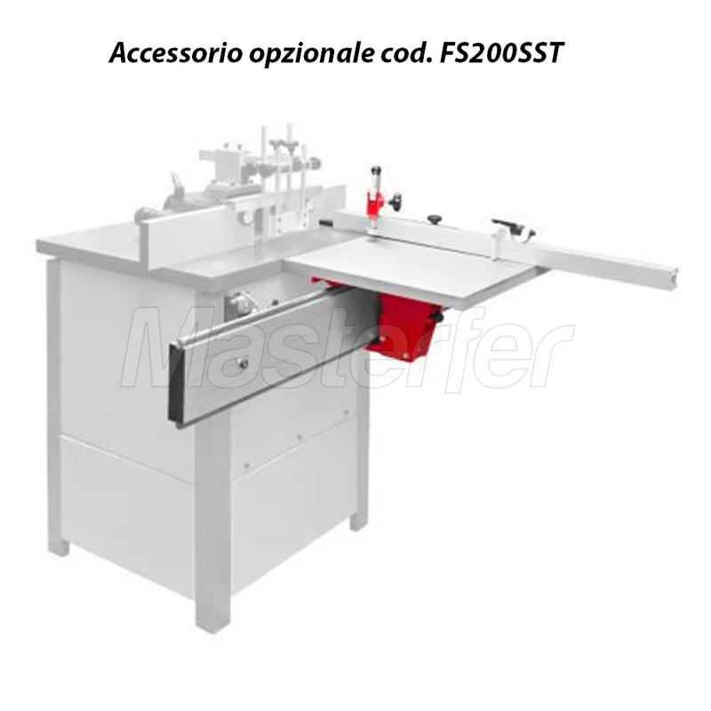 Holzmann FS 200S - Fresatrice per legno con banco, 230V