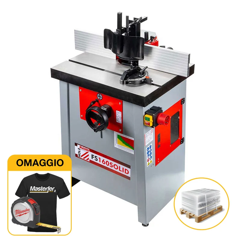 Holzmann FS 160SOLID - Fresatrice per legno con banco, 230V