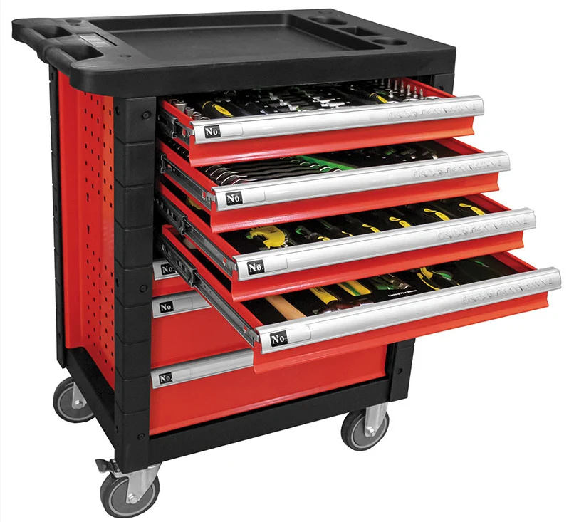 Fermec FM53686X - Carrello porta attrezzi portautensili a 7 cassetti - vuoto