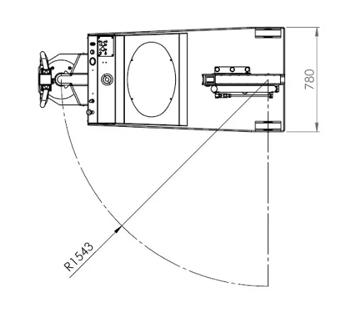 Flex Lifting FLEX F1000SBR - Gru girevole a trazione con singolo sfilo elettrico - 1000 Kg - con radiocomando