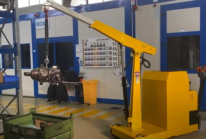 Flex Lifting FLEX F1000SBR - Gru girevole a trazione con singolo sfilo elettrico - 1000 Kg - con radiocomando