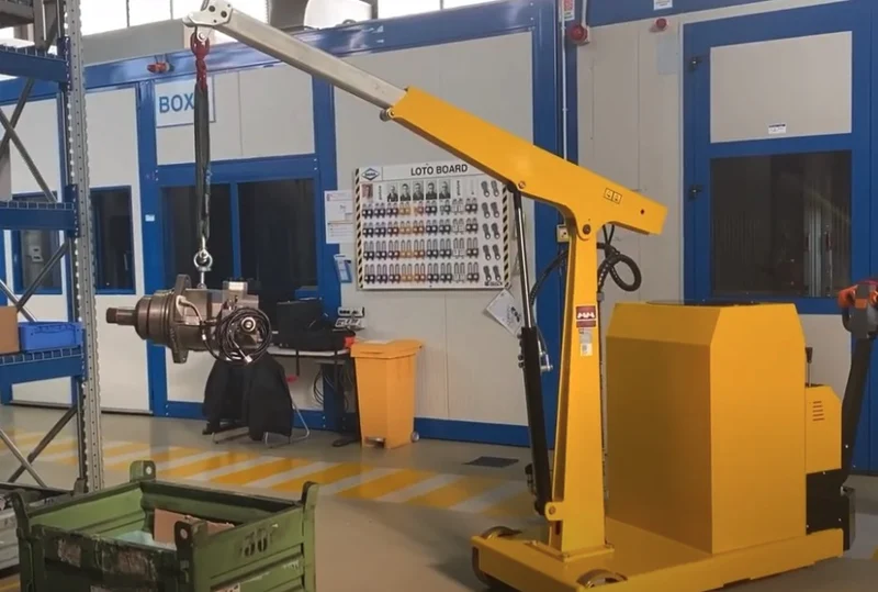 Flex Lifting FLEX F1000SB - Gru girevole a trazione con singolo sfilo elettrico - 1000 Kg