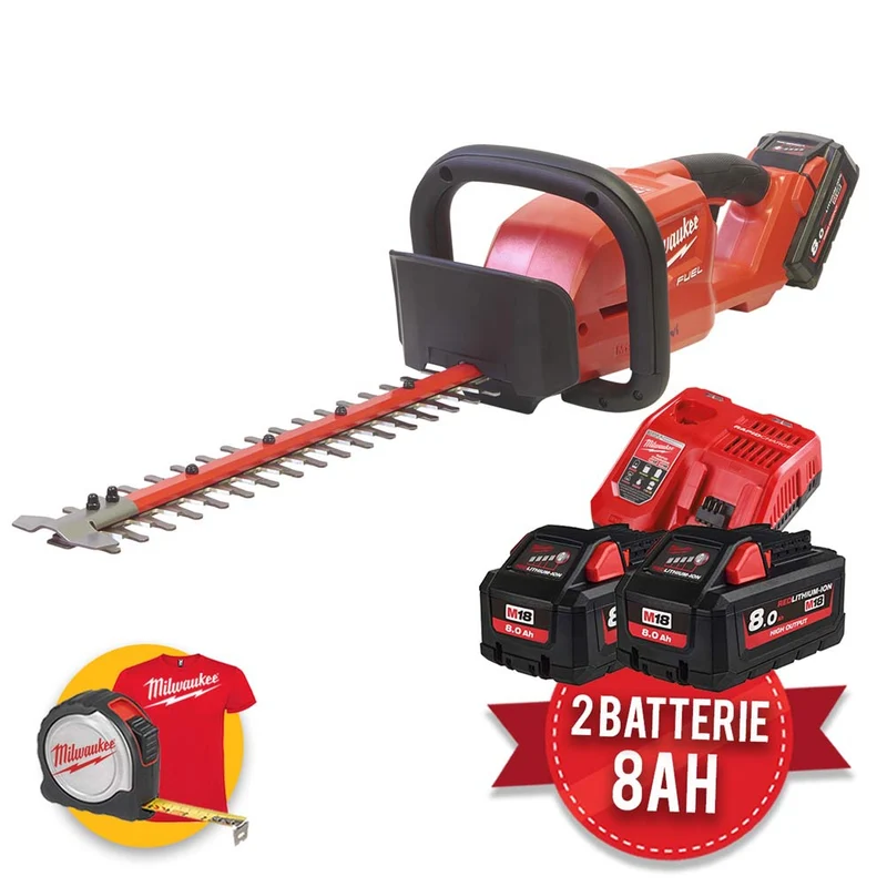Milwaukee FHT45-802 - Tagliasiepi a batteria 18V - lama da 45 cm