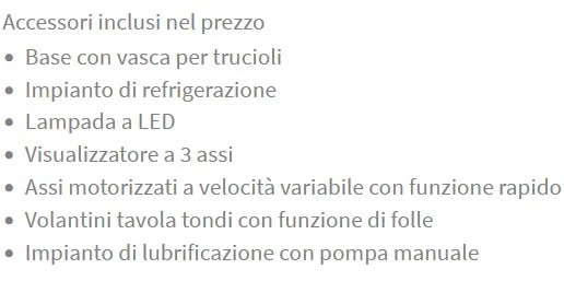 Fervi F060I - Fresa verticale a testa veloce con inverter