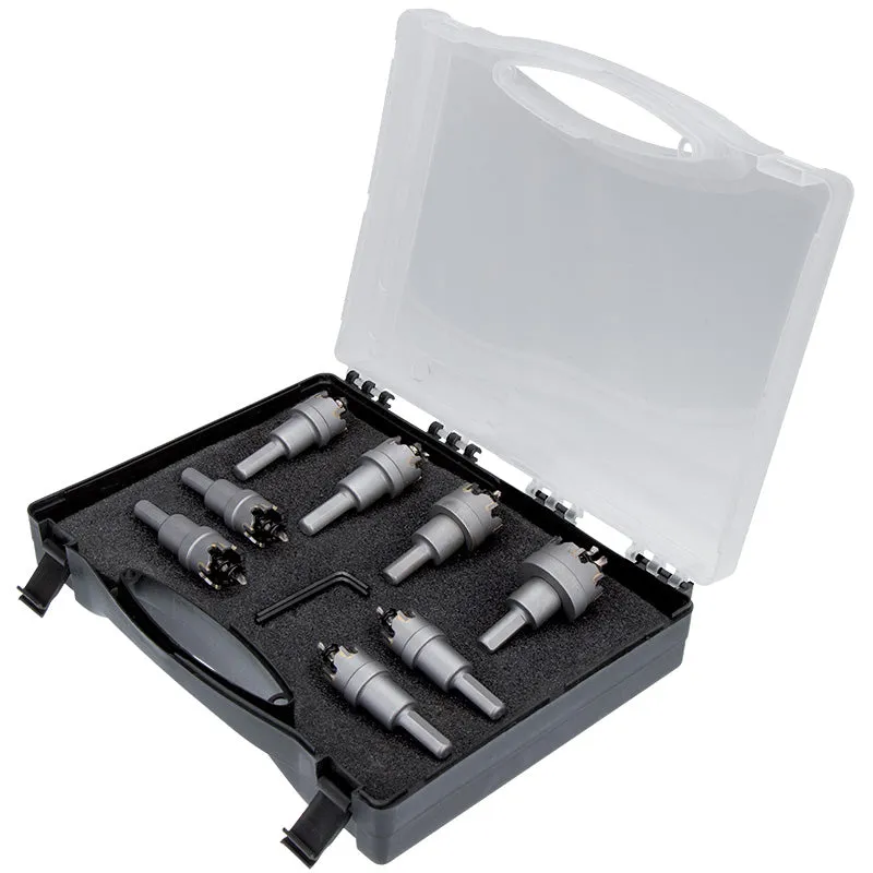 Fervi F019/008 - Set frese a tazza con inserti in metallo duro