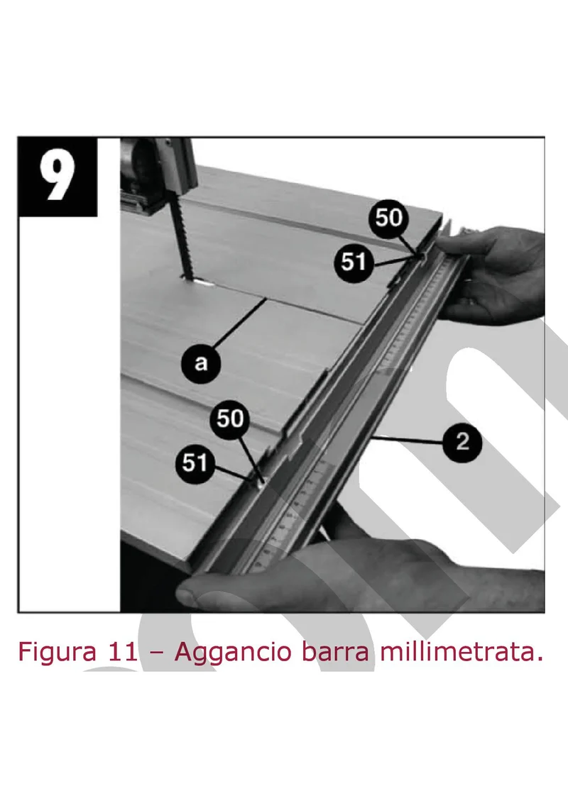 Sega a nastro per legno Fervi 0302/245