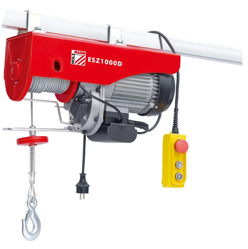 Holzmann paranco 500/1000 kg , cavo 6/12 metri , 1600w