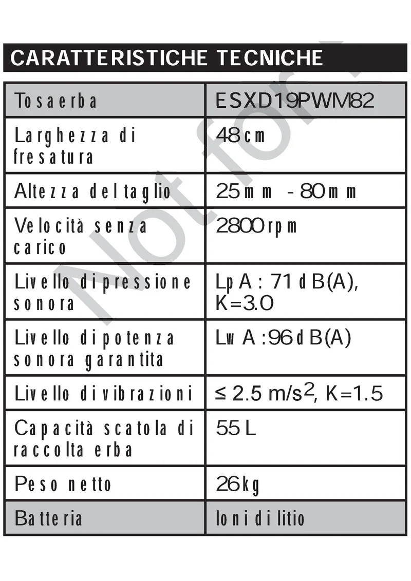 Snapper ESXD19PWM82K - Rasaerba a batteria 2 x 82V 2Ah taglio 46M - taglierba a spinta 3 in 1