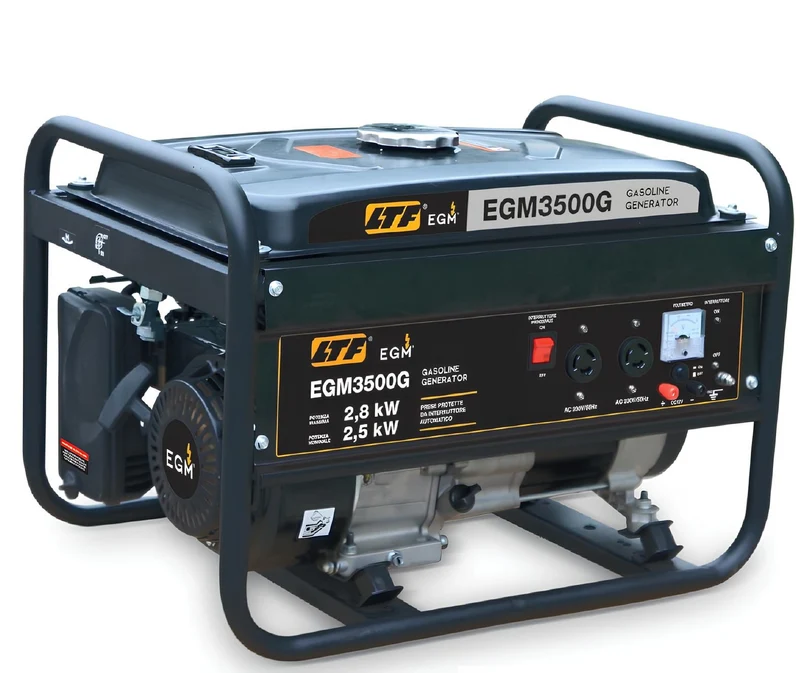 Ltf EGM3500G - Generatore di corrente 220V , max 2,8 Kw Benzina con AVR