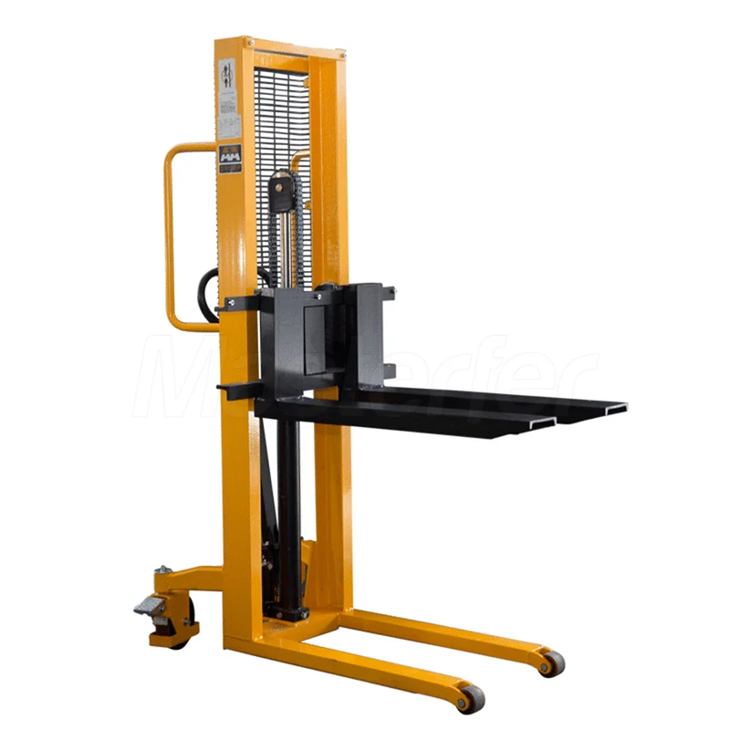 AxA EFS1016 - Carrello sollevatore manuale con forche regolabili, 1000kg