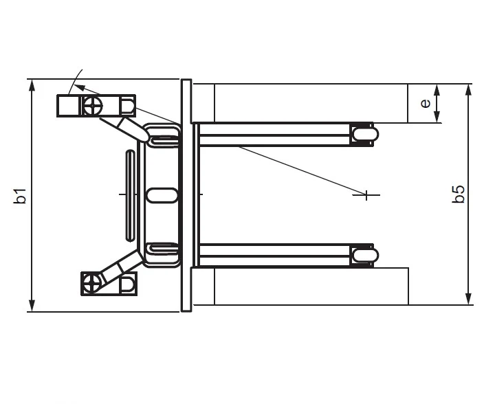 AxA EFS0516 - Carrello sollevatore manuale con forche regolabili, 500kg