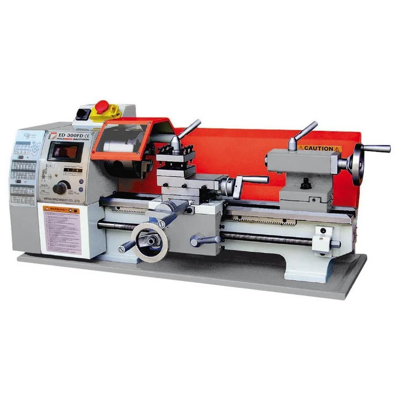 Holzmann ed300fd Tornio parallelo ferro metallo velocita' variabile avanzamenti 220v , 630w