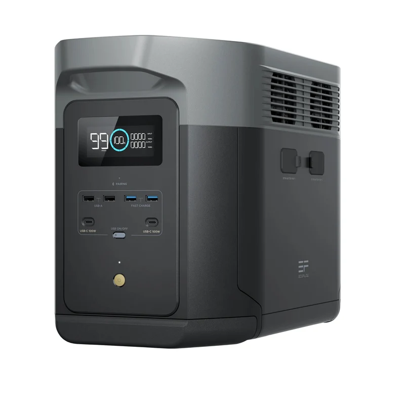 EcoFlow DELTA 2 Max - Generatore di Corrente portatile, 2400W
