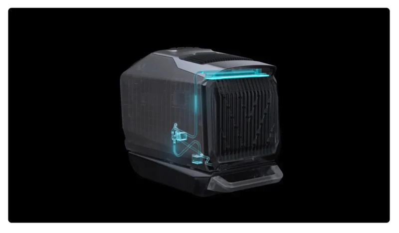 EcoFlow WAVE 2 - Condizionatore d'aria portatile a batteria - fino a 10 m²