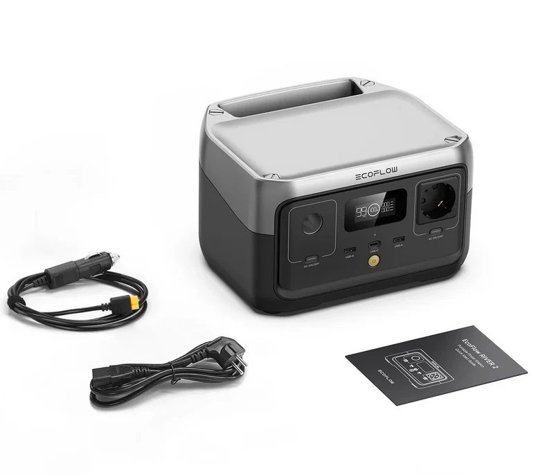 EcoFlow ECO60187 River 2 - Generatore di Corrente portatile 300W fino a max 600W