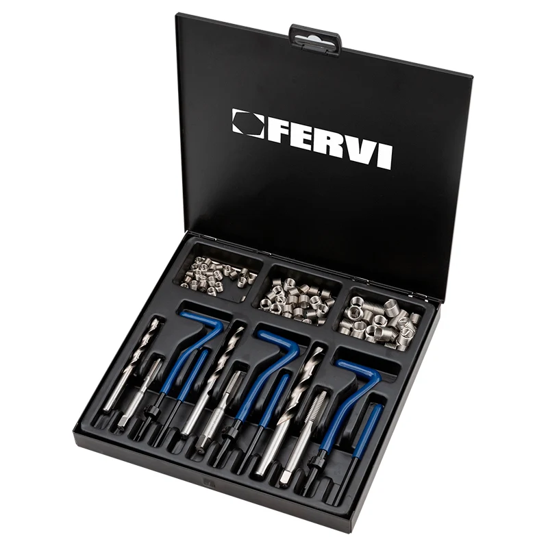 Fervi E011C - Kit riparazione filetti metrici f-coil