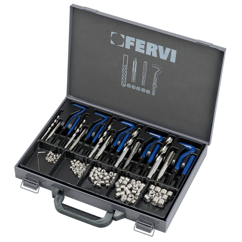 Fervi E011A - Kit riparazione filetti metrici f-coil