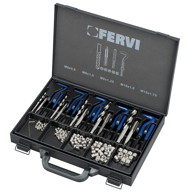Fervi E010E - Kit riparazione filetti metrici f-coil