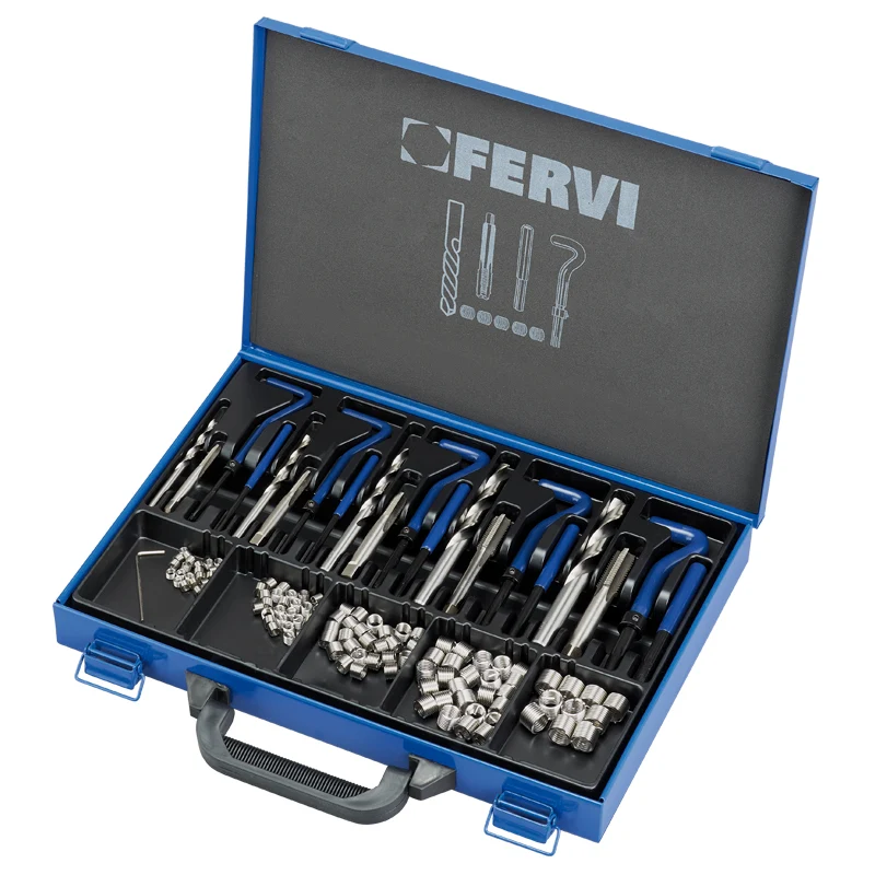 Fervi E010B - Kit riparazione filetti metrici f-coil