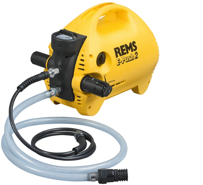 Rems E-push 2 - Pompa provaimpianti elettrica per il collaudo della pressione e dell’ermeticità