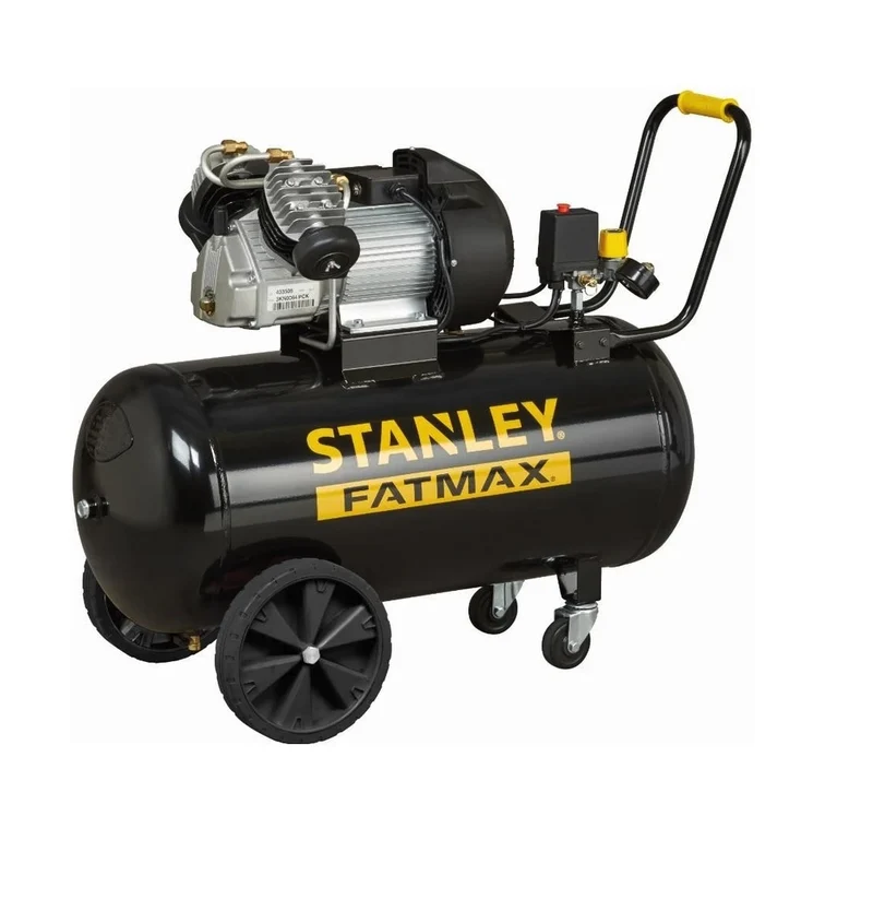 Stanley DV2 400/10/100 - Compressore aria silenziato, 100 litri, 3 HP, 10 bar 220V