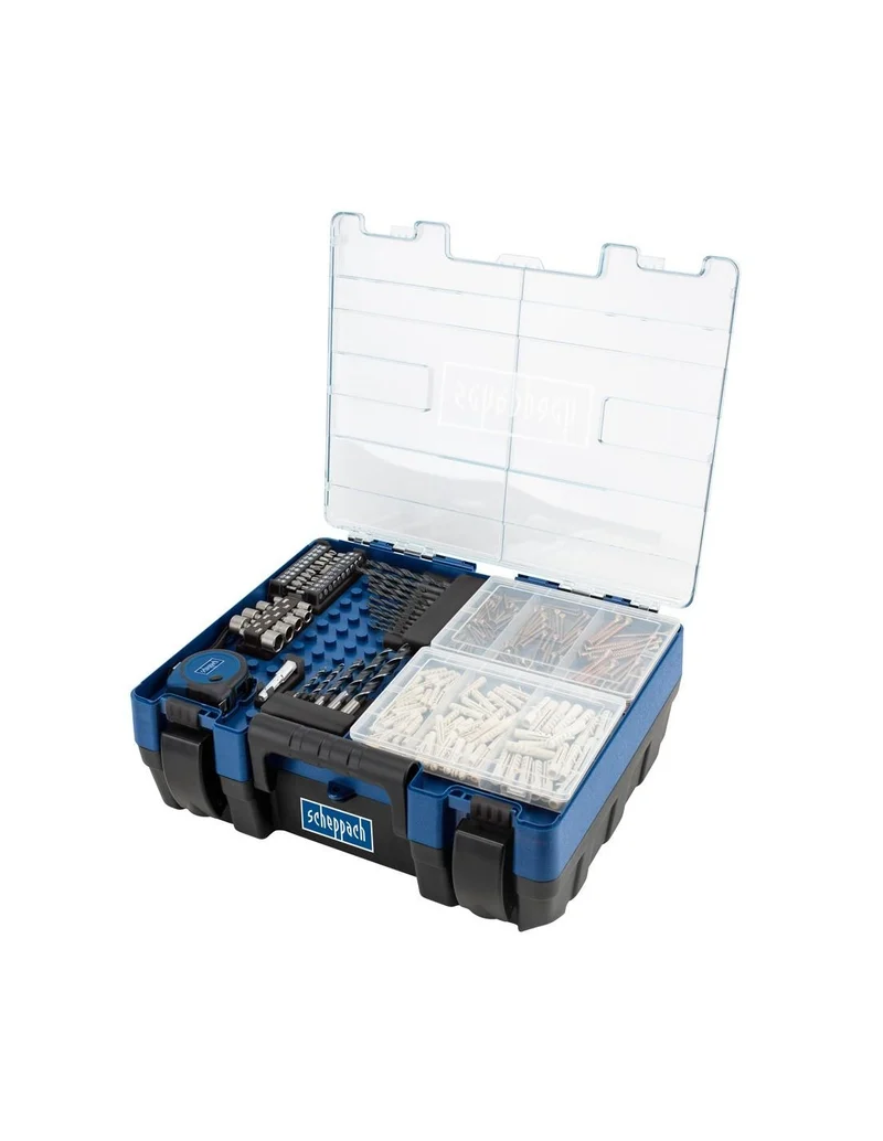 Scheppach DTB-20PROS - Trapano avvitatore a percussione 2 batterie 20V + accessori