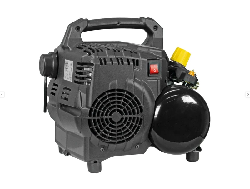 Stanley DST 101/8/6 - Compressore aria portatile molto silenzioso non lubrificato 6 litri