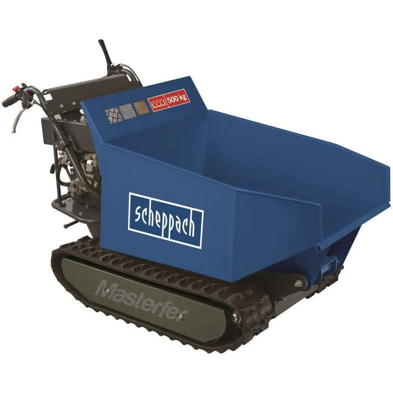 Scheppach DP5000 - Motocarriola cingolata a scoppio, 500 Kg