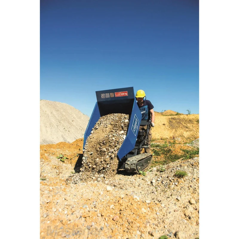 Scheppach DP5000 - Motocarriola cingolata a scoppio, 500 Kg