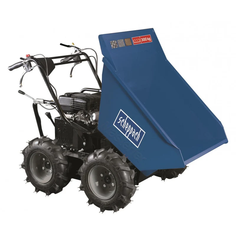 Scheppach DP3000 - Motocarriola a scoppio 4 x 4, 300 Kg