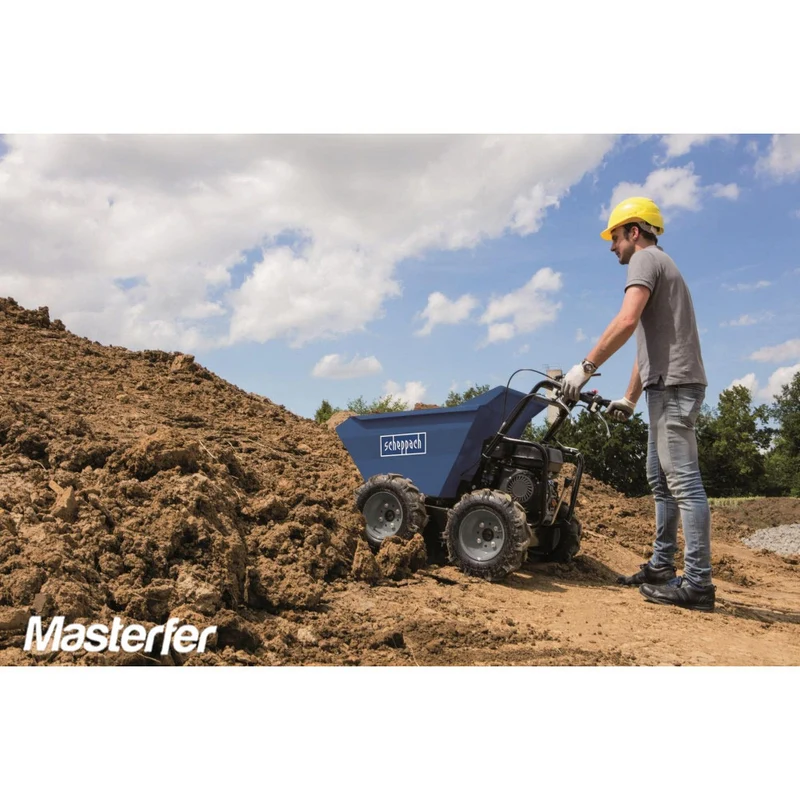 Scheppach DP3000 - Motocarriola a scoppio 4 x 4, 300 Kg