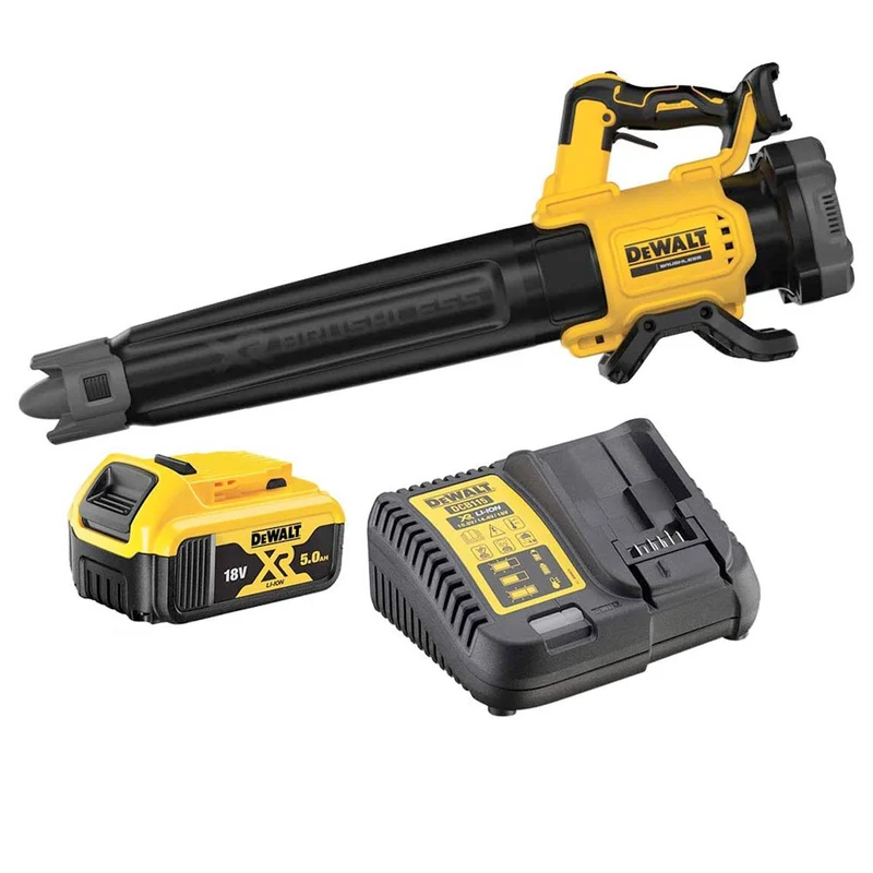 Dewalt DCMBL562P1-QW - Soffiatore soffia foglie a batteria 18V, 1 x 5Ah