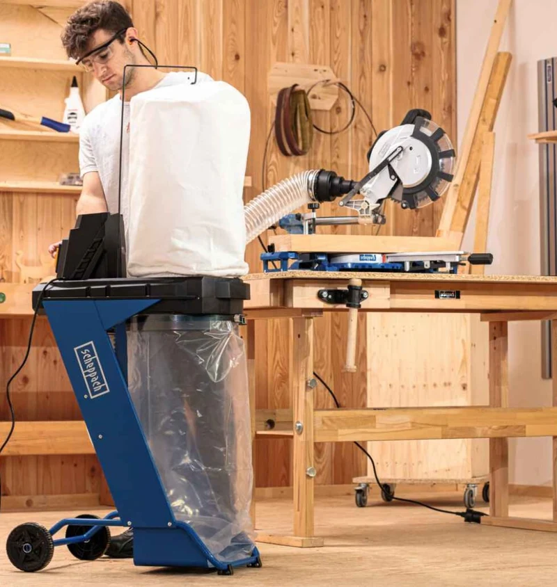 Scheppach DC500 - Aspiratrucioli aspiratore per legno, 550W - 220V