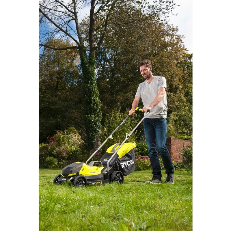 Ryobi RLM18C33B25 - Rasaerba Tagliaerba a batteria 18V, 1 batteria da 2,5 Ah