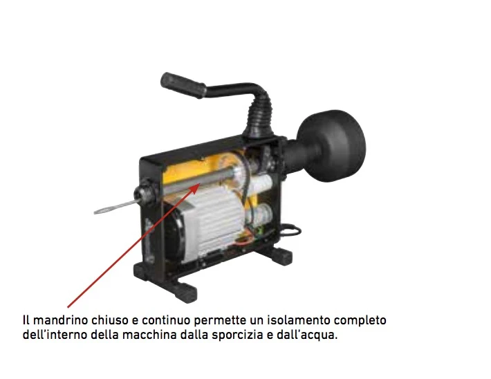 Rems Cobra Cobra 32 Set 22 + 32 - Sonda elettrica sturatubi per tubi 20 - 250 mm