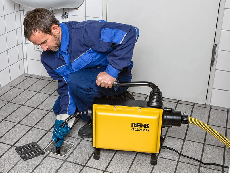 Rems Cobra Cobra 32 Set 22 + 32 - Sonda elettrica sturatubi per tubi 20 - 250 mm