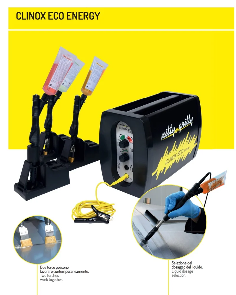 Nitty Gritty Clinox Eco Energy - Macchina per il decapaggio di saldature a inox